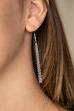 Paparazzi "America The Beautiful" Silver Necklace & Earring Set Paparazzi Jewelry