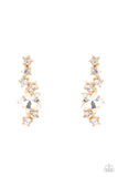 Paparazzi "Cosmic Combustion" Gold Post Earrings Paparazzi Jewelry