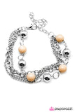 Paparazzi "Summer Zephyr - Brown" bracelet Paparazzi Jewelry