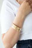 Paparazzi "Basic Bauble" Gold Bracelet Paparazzi Jewelry