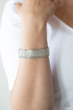 Paparazzi "Cant Believe Your ICE" White Bracelet Paparazzi Jewelry