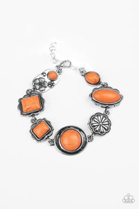 Paparazzi "Gorgeously Groundskeeper" Orange Bracelet Paparazzi Jewelry