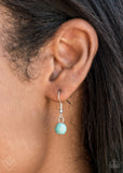 Paparazzi "Naturally Native" FASHION FIX Blue Necklace & Earring Set Paparazzi Jewelry