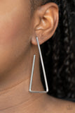 Paparazzi "Go Ahead and TRI" Silver Post Earrings Paparazzi Jewelry