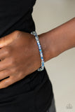 Paparazzi "Prismatic Maverick" Blue Oil Spill Bracelet Paparazzi Jewelry