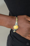 Paparazzi "Spirit Guide" Yellow Bracelet Paparazzi Jewelry