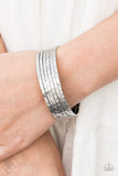 Paparazzi "BAUBLE-Headed" FASHION FIX Silver Bracelet Paparazzi Jewelry