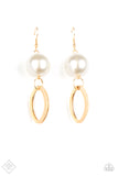 Paparazzi "Big Spender Shimmer" FASHION FIX Gold Earrings Paparazzi Jewelry