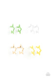 Girl's Starlet Shimmer 10 for $10 292XX Multi Color Star Hoop Post Earrings Paparazzi Jewelry