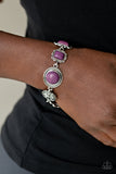 Paparazzi "Gorgeously Groundskeeper" Purple Bracelet Paparazzi Jewelry