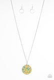 Paparazzi "Sahara Equinox" Yellow Necklace & Earring Set Paparazzi Jewelry