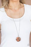 Paparazzi "Sahara Equinox" Orange Necklace & Earring Set Paparazzi Jewelry