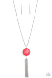 Paparazzi "Prismatically Polygon" Pink Necklace & Earring Set Paparazzi Jewelry