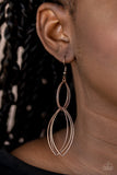 Paparazzi VINTAGE VAULT "Endless Echo" Copper Earrings Paparazzi Jewelry