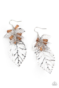 Paparazzi "Instant Re-LEAF" Brown Earrings Paparazzi Jewelry
