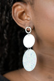 Paparazzi "Beach Day Glow" Blue Post Earrings Paparazzi Jewelry