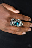 Paparazzi "Undefinable Dazzle" Blue Ring Paparazzi Jewelry