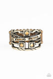 Paparazzi "Couture Connoisseur" Brass Ring Paparazzi Jewelry