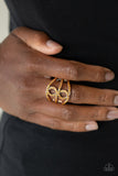 Paparazzi VINTAGE VAULT "Fabulously Frosted" Copper Ring Paparazzi Jewelry