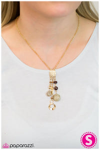 Paparazzi "Elixir" Brown Necklace & Earring Set Paparazzi Jewelry