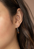 Paparazzi "Zion Zen" Brown Necklace & Earring Set Paparazzi Jewelry