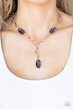 Paparazzi "Power Up" Purple OIL SPILL Necklace & Earring Set Paparazzi Jewelry