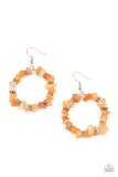 Paparazzi "Going for Grounded" Orange Earrings Paparazzi Jewelry