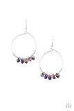 Paparazzi "Holographic Hoops" Purple Earrings Paparazzi Jewelry