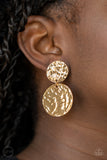 Paparazzi "Relic Ripple" Gold Clip On Earrings Paparazzi Jewelry