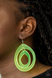 Paparazzi "Show Your True NEONS" Yellow Earrings Paparazzi Jewelry