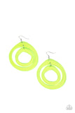 Paparazzi "Show Your True NEONS" Yellow Earrings Paparazzi Jewelry