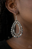 Paparazzi "Glacial Glaze" Silver Earrings Paparazzi Jewelry