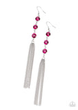 Paparazzi "Moved to TIERS" Pink Earrings Paparazzi Jewelry