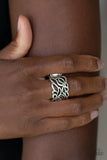 Paparazzi "Ivy Leaguer" Silver Ring Paparazzi Jewelry