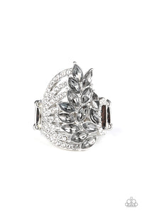 Paparazzi "Clear-Cut Cascade" Silver Ring Paparazzi Jewelry