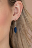 Paparazzi "Max Volume" Blue Necklace & Earring Set Paparazzi Jewelry