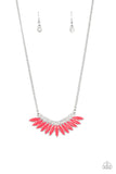 Paparazzi "Extra Extravaganza" Pink Necklace & Earring Set Paparazzi Jewelry