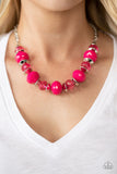 Paparazzi "Hollywood Gossip" Pink Necklace & Earring Set Paparazzi Jewelry