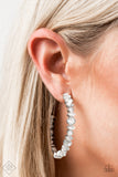 Paparazzi "Can I Have Your Attention?" FASHION FIX White Earrings Paparazzi Jewelry