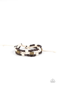 Paparazzi "Really Rugged" Brown Bracelet Paparazzi Jewelry