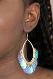 Paparazzi "Mermaid Magic" Gold Earrings Paparazzi Jewelry