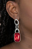Paparazzi "Superstar Status" Red Post Earrings Paparazzi Jewelry