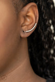 Paparazzi "Climb On" Silver Ear Crawler Earrings Paparazzi Jewelry