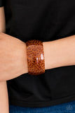 Paparazzi VINTAGE VAULT "Jungle Cruise" Brown Bracelet Paparazzi Jewelry