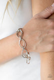 Paparazzi "Simplistic Shimmer" Silver Bracelet Paparazzi Jewelry