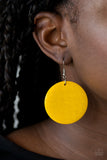 Paparazzi "Natural Novelty" Yellow Earrings Paparazzi Jewelry