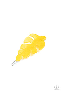 Paparazzi "LEAF Your Mark" Yellow Hair Clip Paparazzi Jewelry