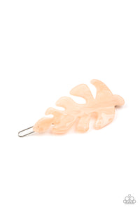 Paparazzi "LEAF Your Mark" Pink Hair Clip Paparazzi Jewelry