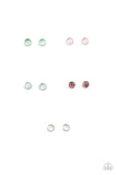 Girl's Starlet Shimmer 267XX Moonstone Multi Post Earrings Paparazzi Jewelry