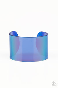 Paparazzi "Holographic Aura" Blue OIL SPILL Bracelet Paparazzi Jewelry